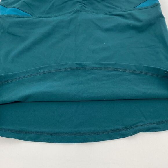 Lululemon Racer Back‎ Cinch Front Tank Medium Support Green Size 10 - Picture 3 of 12